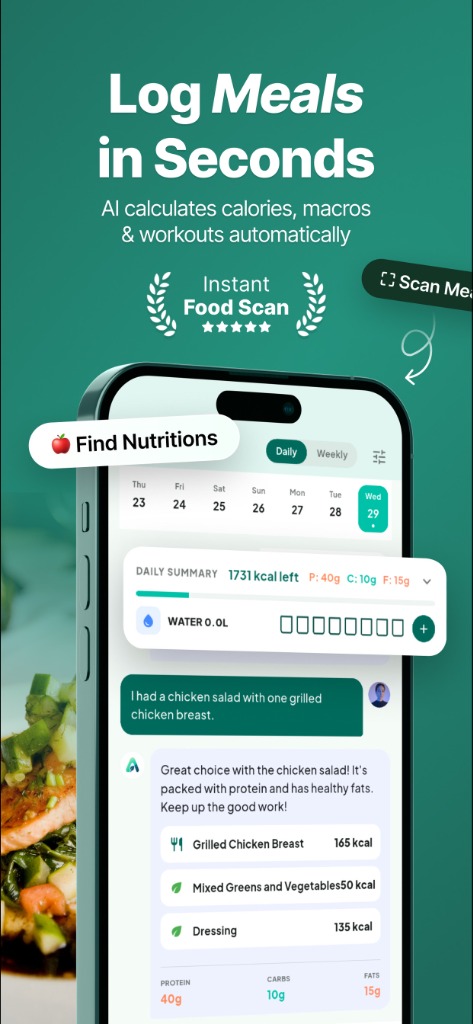Meal Logger AI Bubble